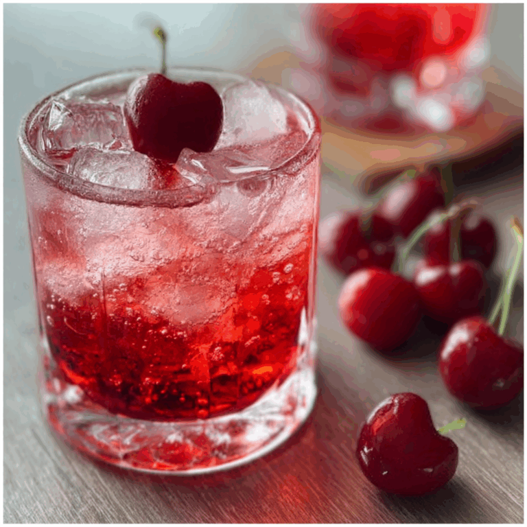 Refreshing Cherry Juice Mocktail
