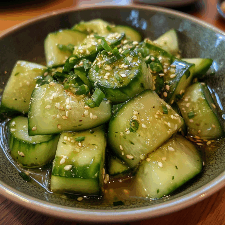 Refreshing Chinese Cucumber Salad