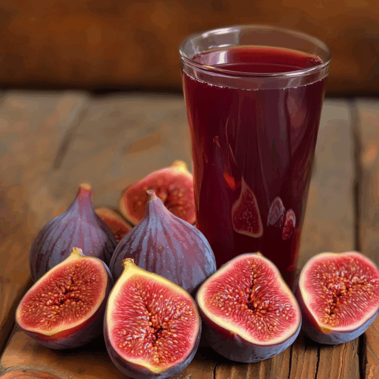 Unleash the Sweetness: Homemade Fig Juice