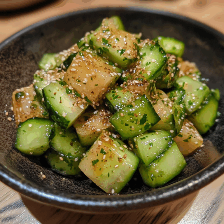Authentic Japanese Cucumber Salad (Sunomono)