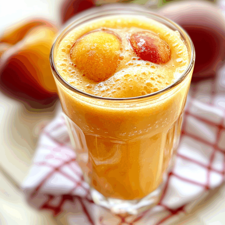 Refreshing Nectarine Juice: A Taste of Summer