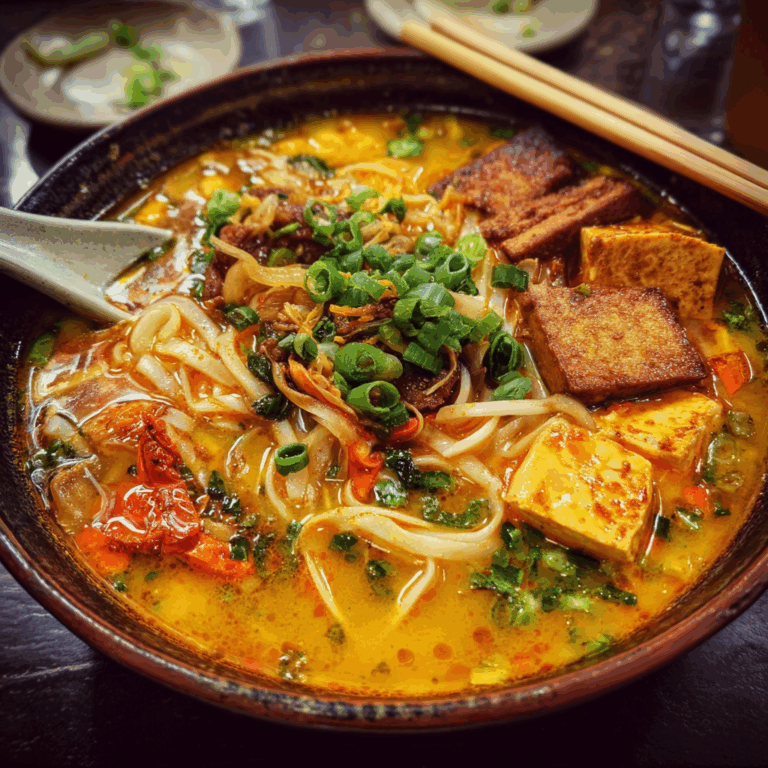 Nourishing Noodles and Tofu Soup