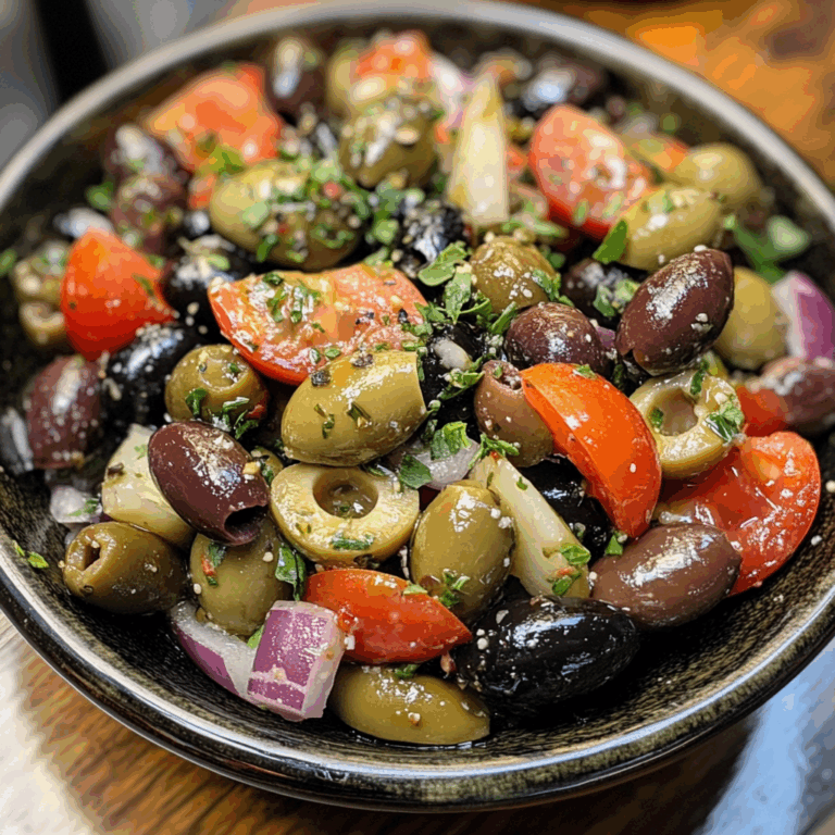 Flavorful Olive Salad – A Mediterranean Delight