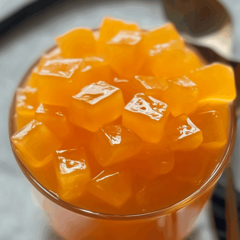 Delectable Orange Juice Jelly: A Vibrant Treat