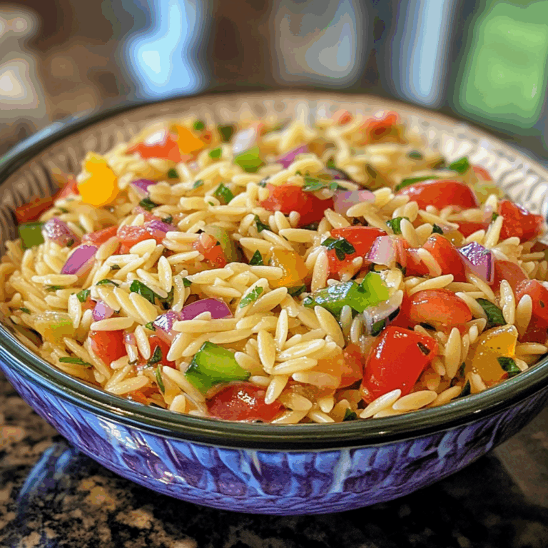 Orzo Pasta Salad: A Flavorful Mediterranean Delight