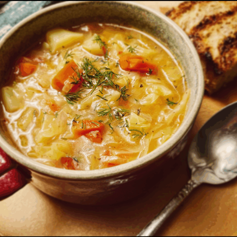 Delectable Potato and Cabbage Soup