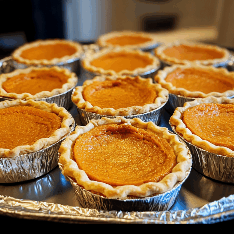 Delectable Sweet Potato Pies in Tin Foil Pans