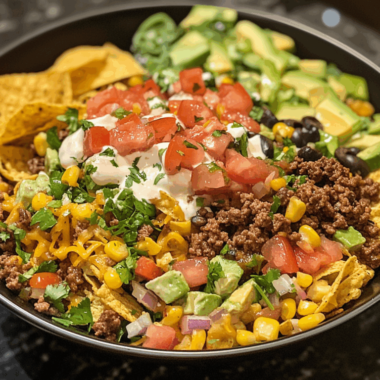 Delicious Taco Salad Recipe for a Flavorful Meal