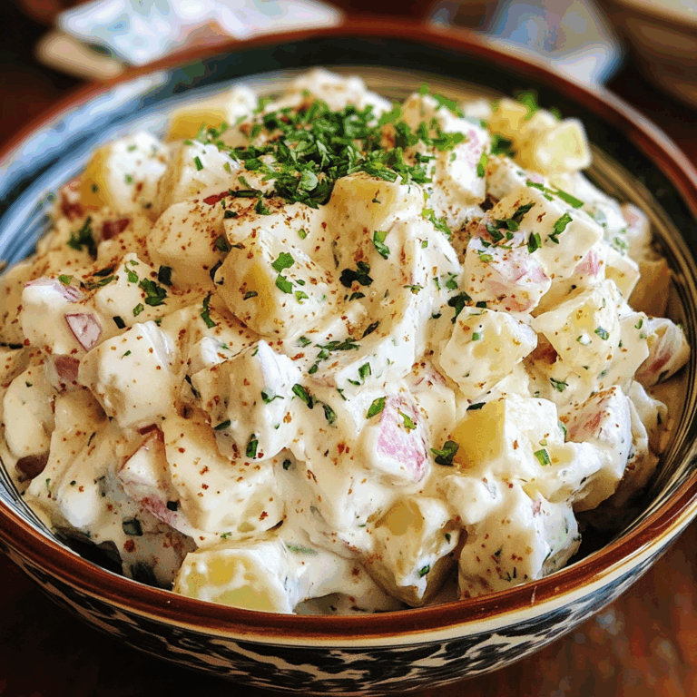Delicious Traditional Potato Salad Recipe