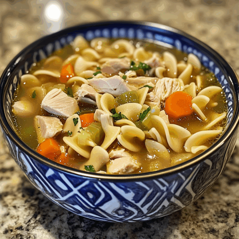 Comforting Turkey Noodle Soup for Any Season