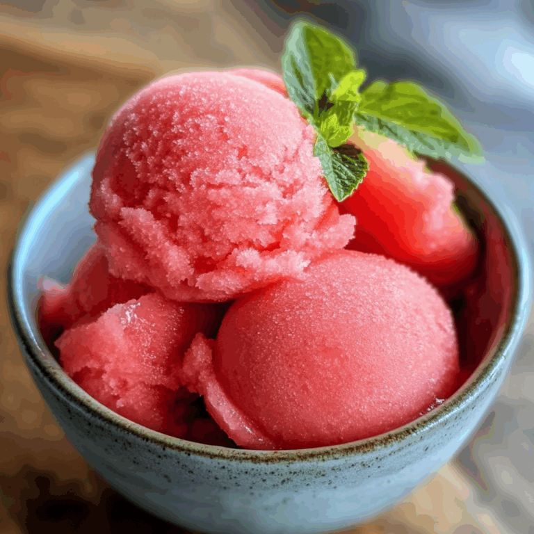 Refreshing Watermelon Sorbet Recipe