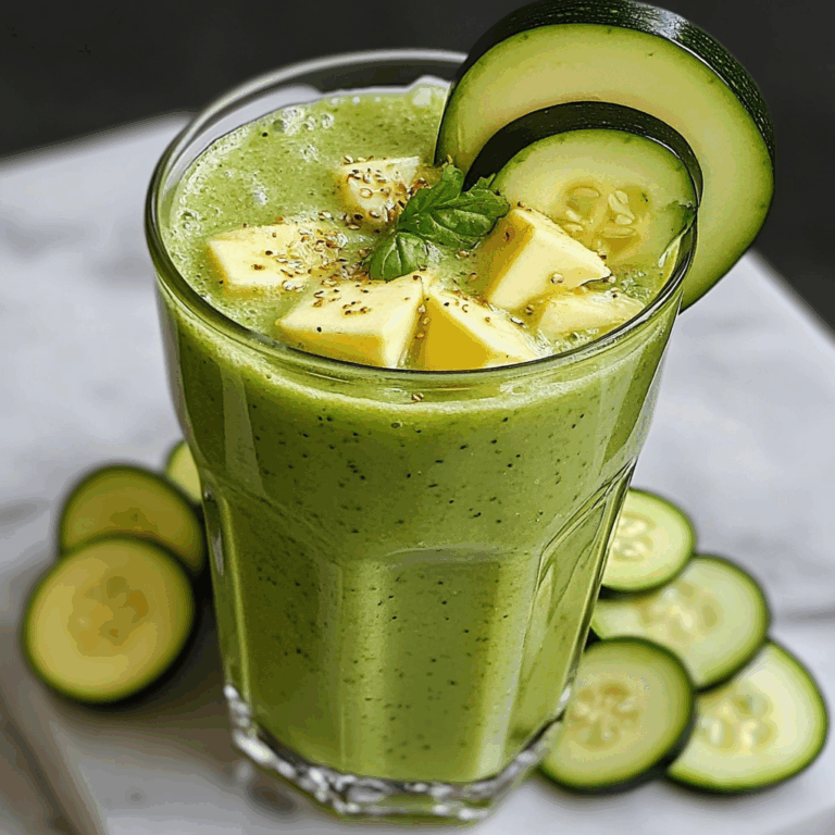 Refreshing Zucchini Juice: A Nourishing Sip of Summer