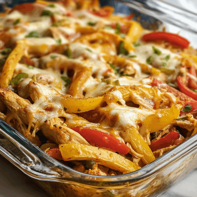 Chicken Fajita Casserole: A Tex-Mex Sensation