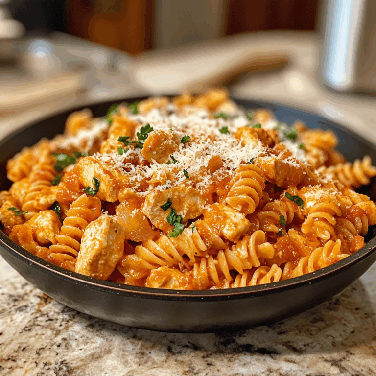 Chicken Parmesan Pasta Skillet