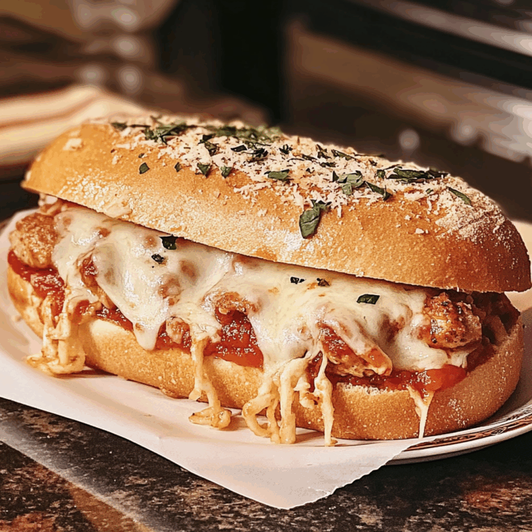 Chicken Parmesan Subs: Irresistible Italian Handheld Delight