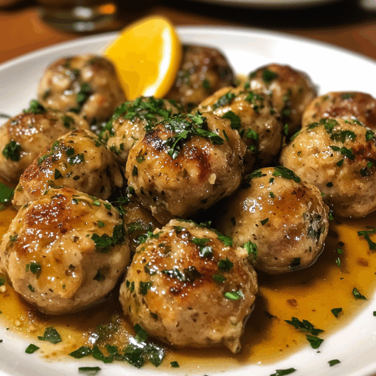 Chicken Piccata Meatballs: A Twist on a Classic Dish
