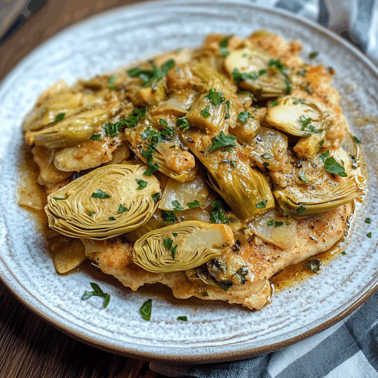 Chicken Piccata with Artichokes