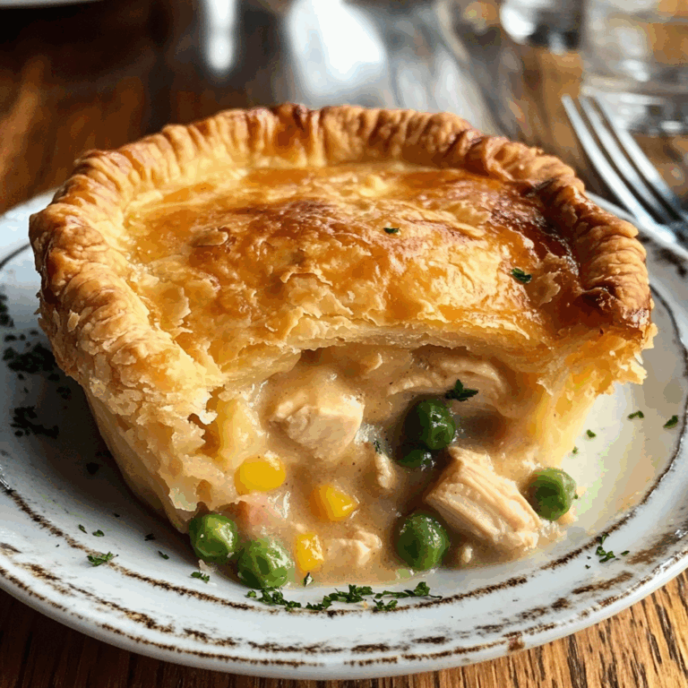 Comforting Chicken Pot Pie: A Classic Dish Reinvented