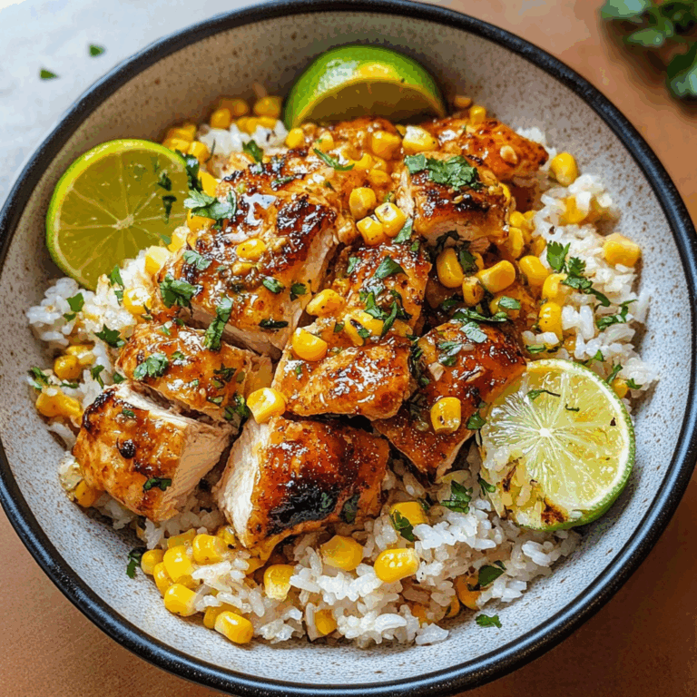 Chicken Rice with Corn and Limes