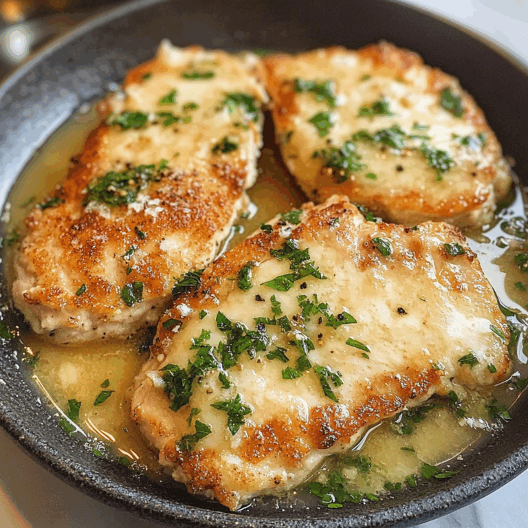 Chicken Scallopini with Parsley