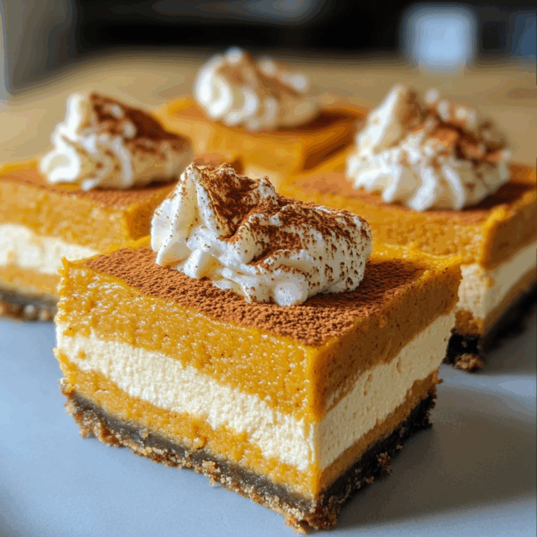 Pumpkin Cheesecake Bars: Autumn Indulgence in Every Bite