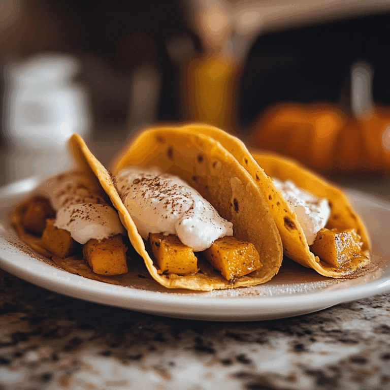 Pumpkin Pie Tacos – A Delicious Twist on a Fall Classic