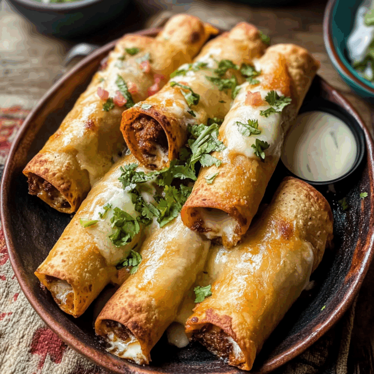 Queso Fundido Taquitos: A Cheesy Mexican Delight