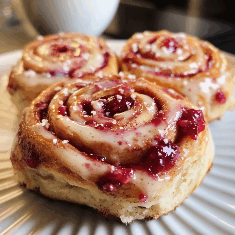 Raspberry Cinnamon Rolls with a Sweet Twist