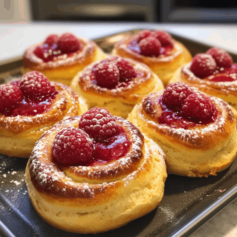 Raspberry Custard Buns: A Delightful Treat