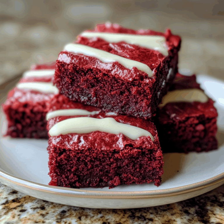 Irresistible Red Velvet Brownies
