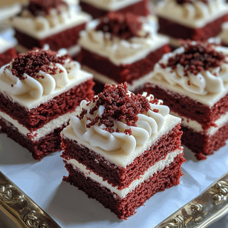 Irresistible Red Velvet Cake Minis