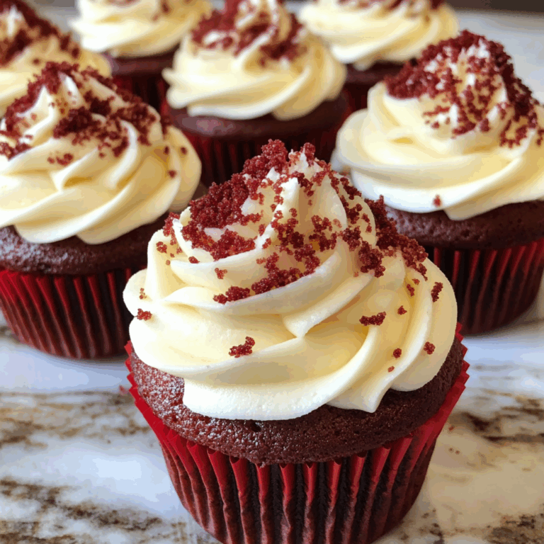 Red Velvet Cheesecake Cupcakes