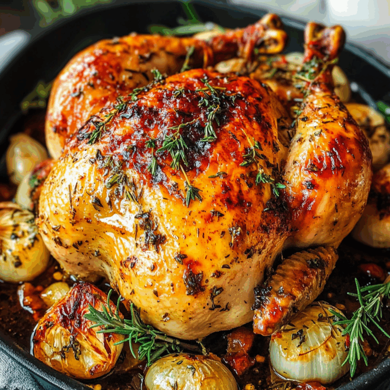 Roasted Chicken with Garlic and Herbs
