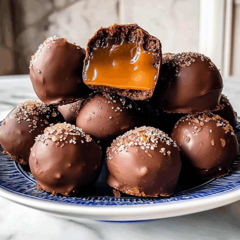 Salted Caramel Brownie Truffles