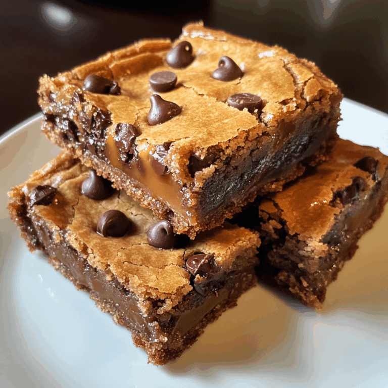 Salted Caramel Chocolate Chip Cookie Bars