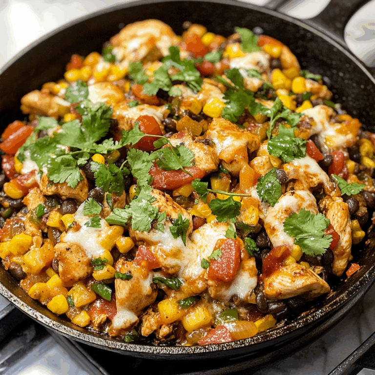 Sizzling Santa Fe Chicken Skillet