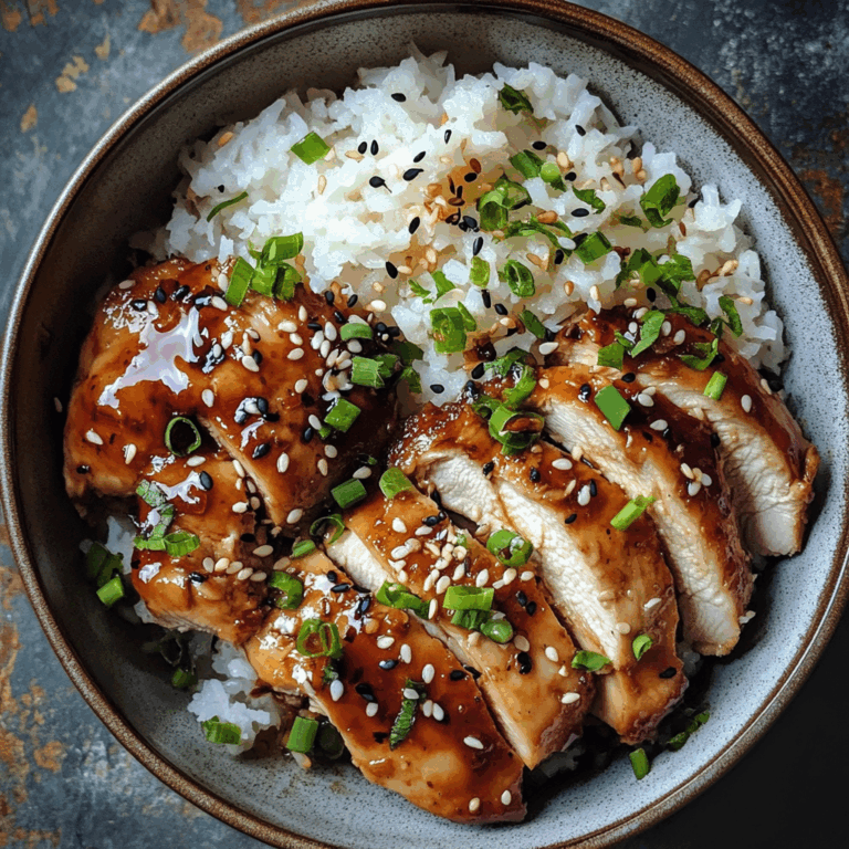 Sesame Miso Chicken and Coconut Rice