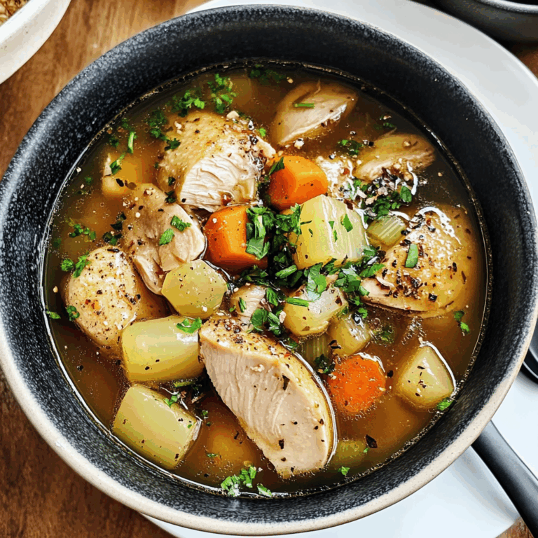 Homemade Chicken Soup: Warm, Comforting, and Nourishing
