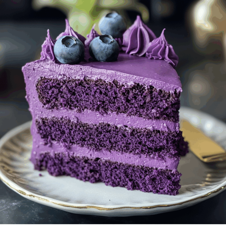 Irresistible Purple Velvet Cake