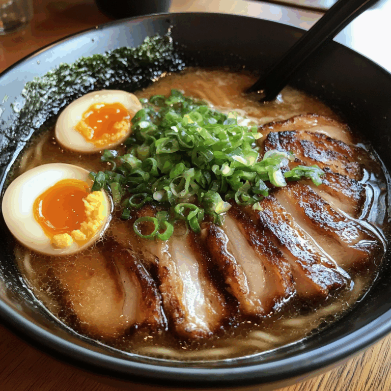 Ramen with Crispy Pork and Egg