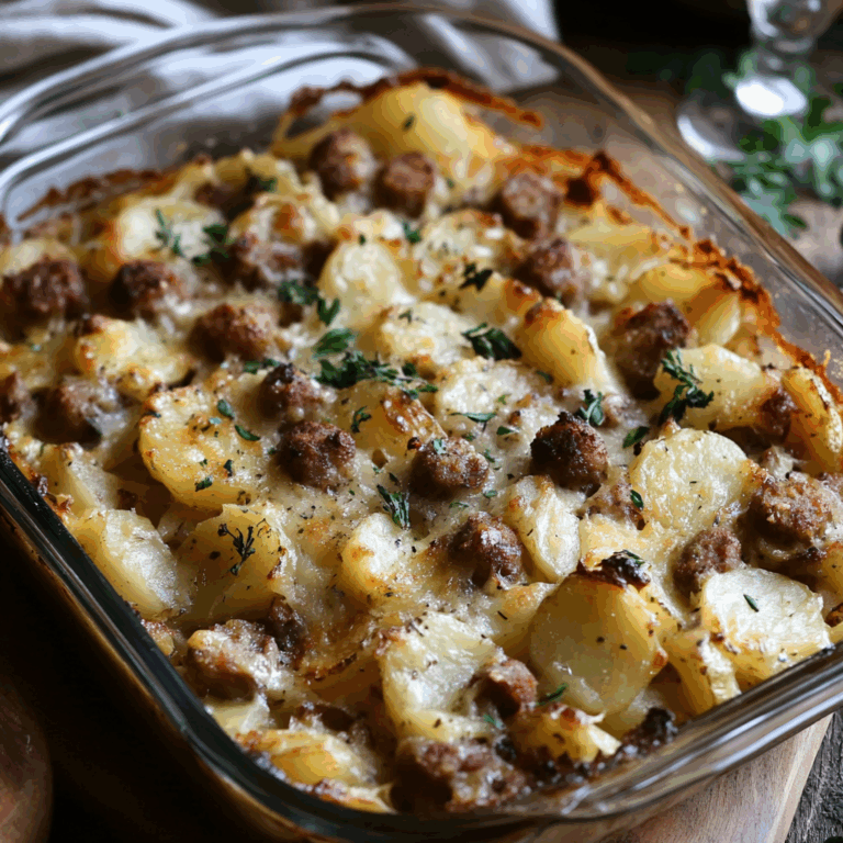 Sausage and Potato Casserole: A Comforting Family Favorite