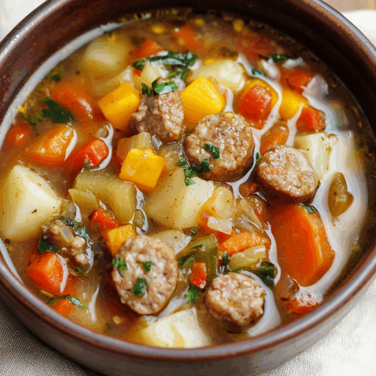Hearty Sausage and Vegetable Soup
